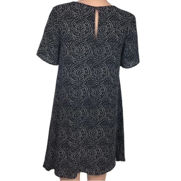 ANTHROPOLOGIE STARING AT STARS BUTTON DOWN DRESS SWIRL PRINT 90s INSPIRED - Picture 3 of 10